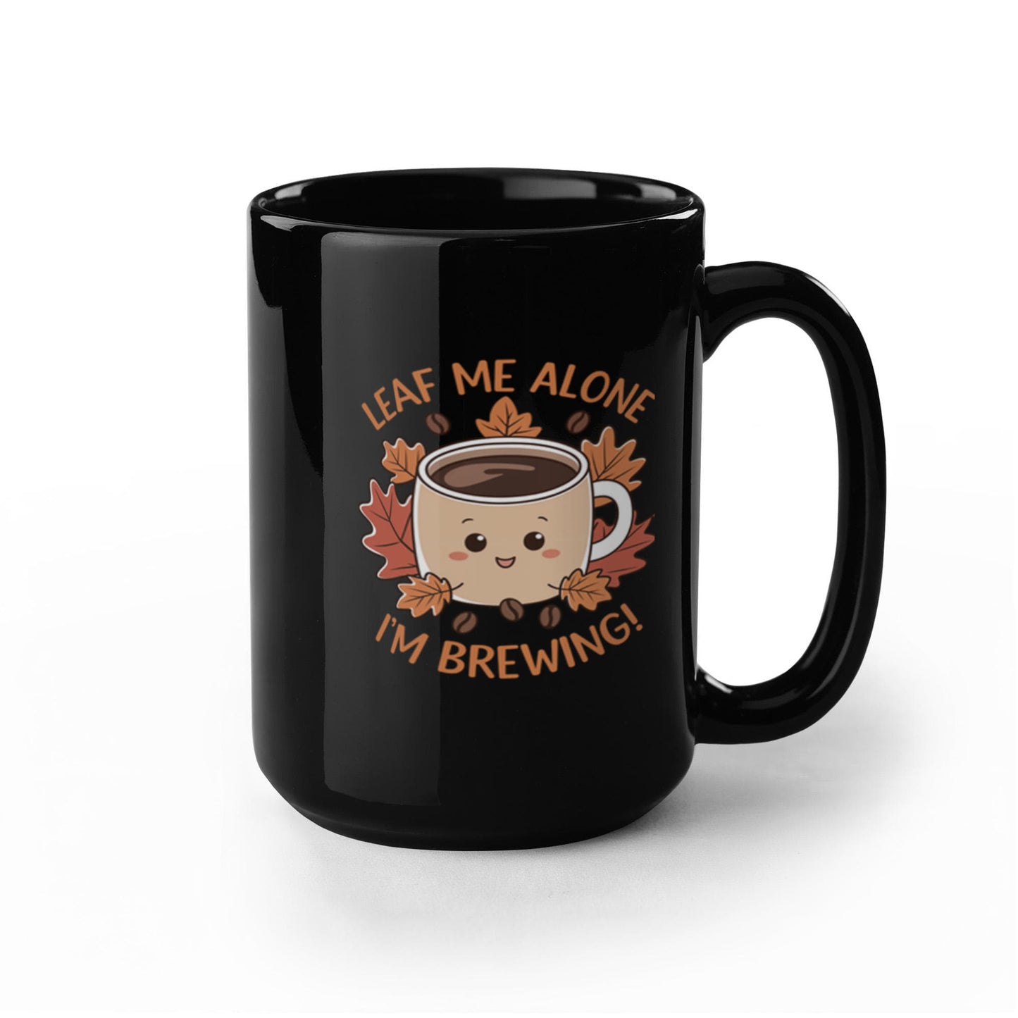 Black Ceramic Mug - I'm Brewing