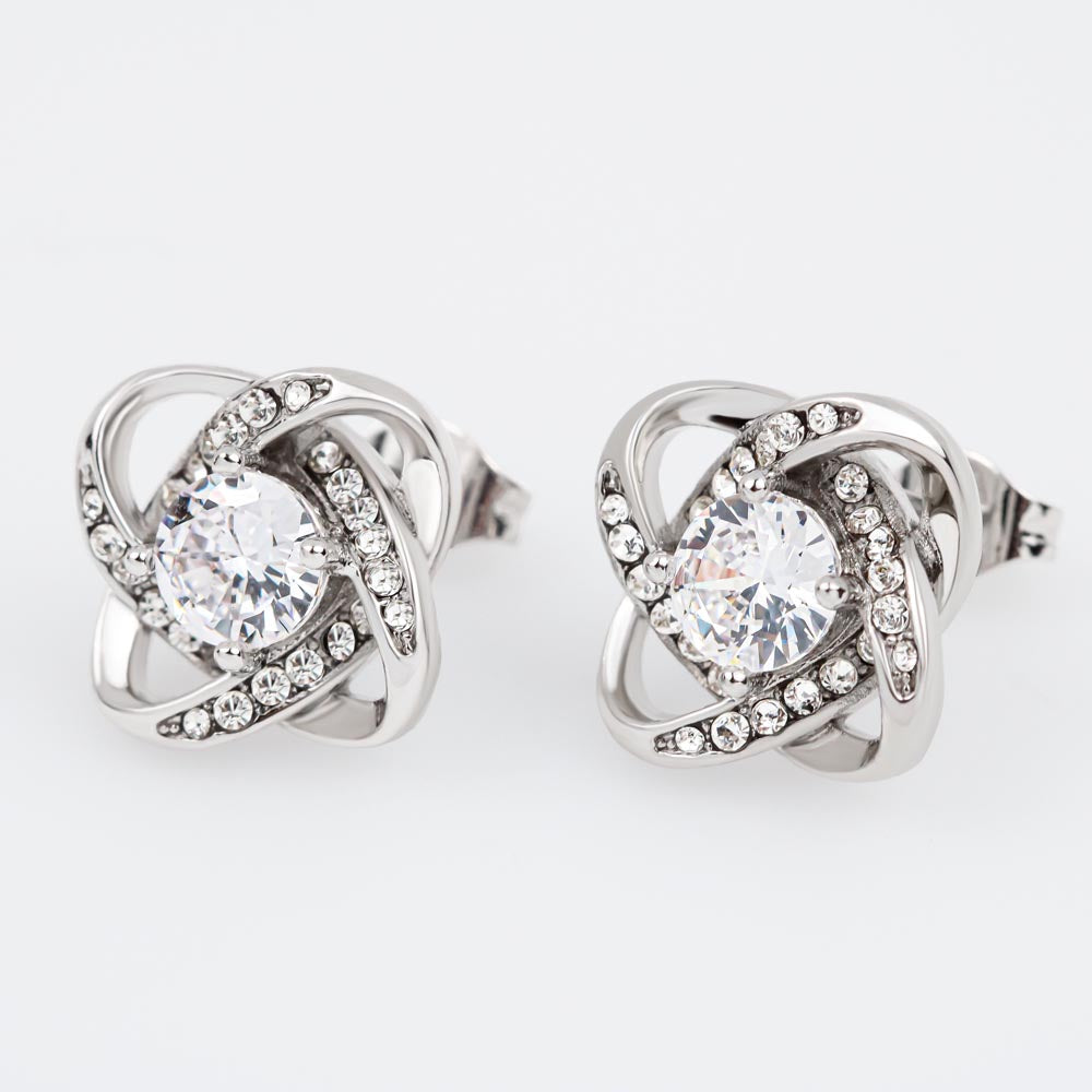 Love Knot Necklace and Earring Set - I May Not Be Your First