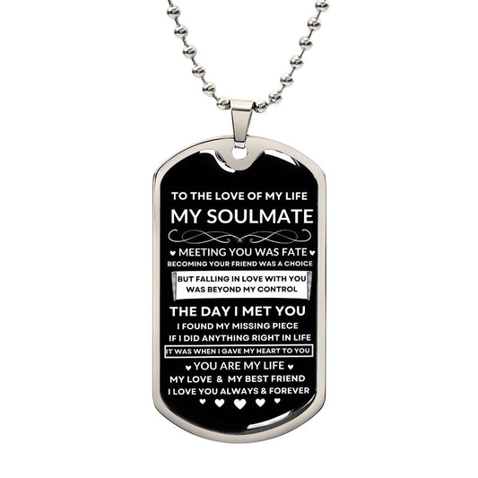 Soulmate - Military Style Necklace
