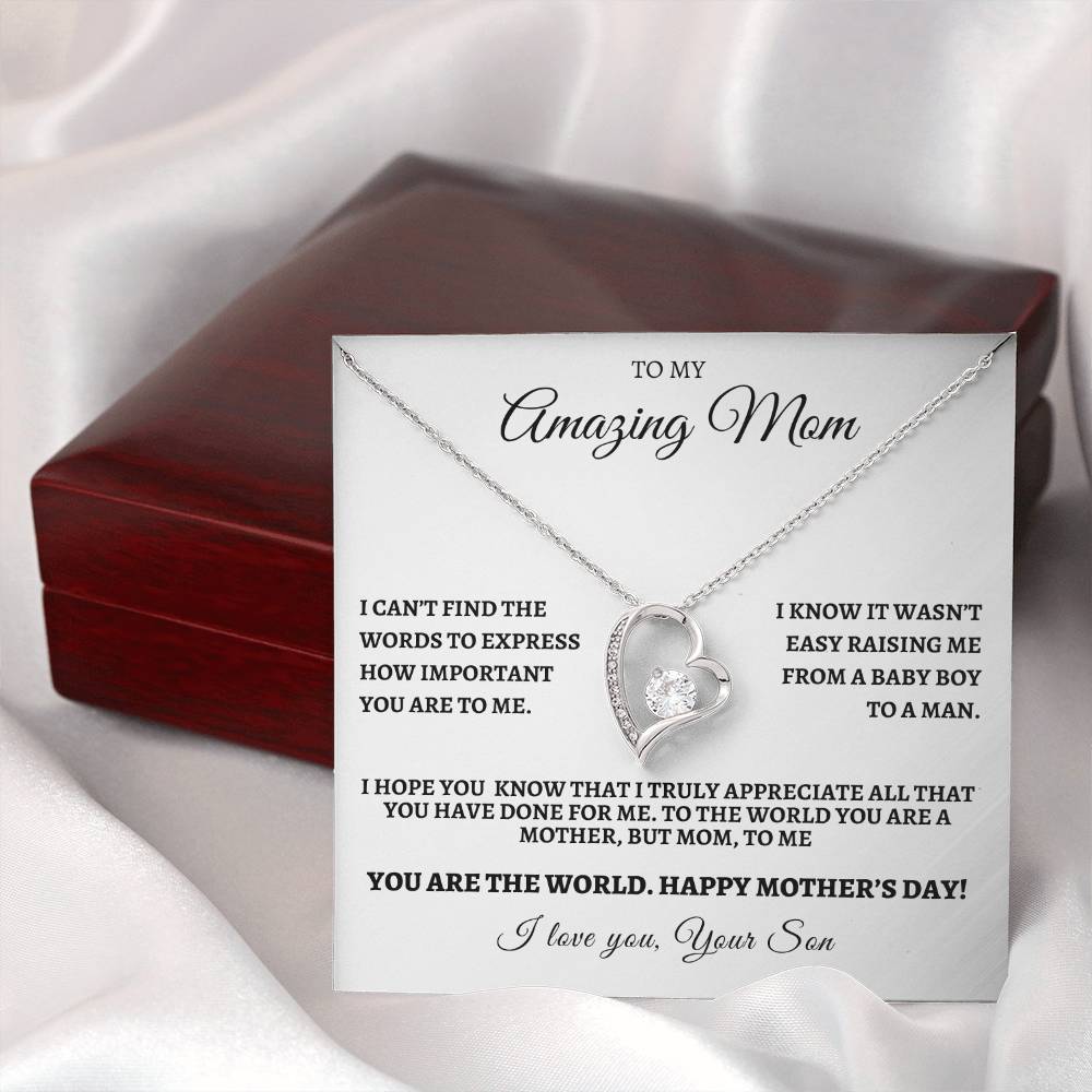 Happy Mother's Day from Your from Son - You Are The World To Me
