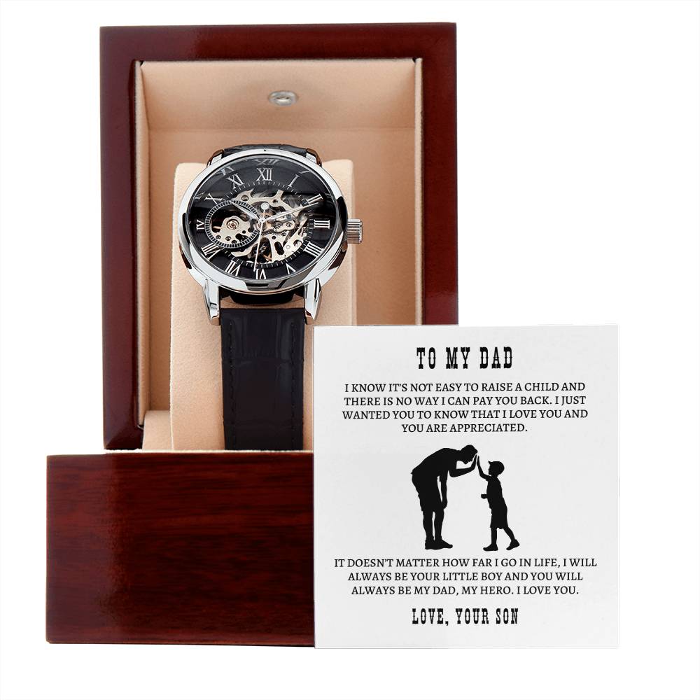 Men's Openwork Watch - Dad