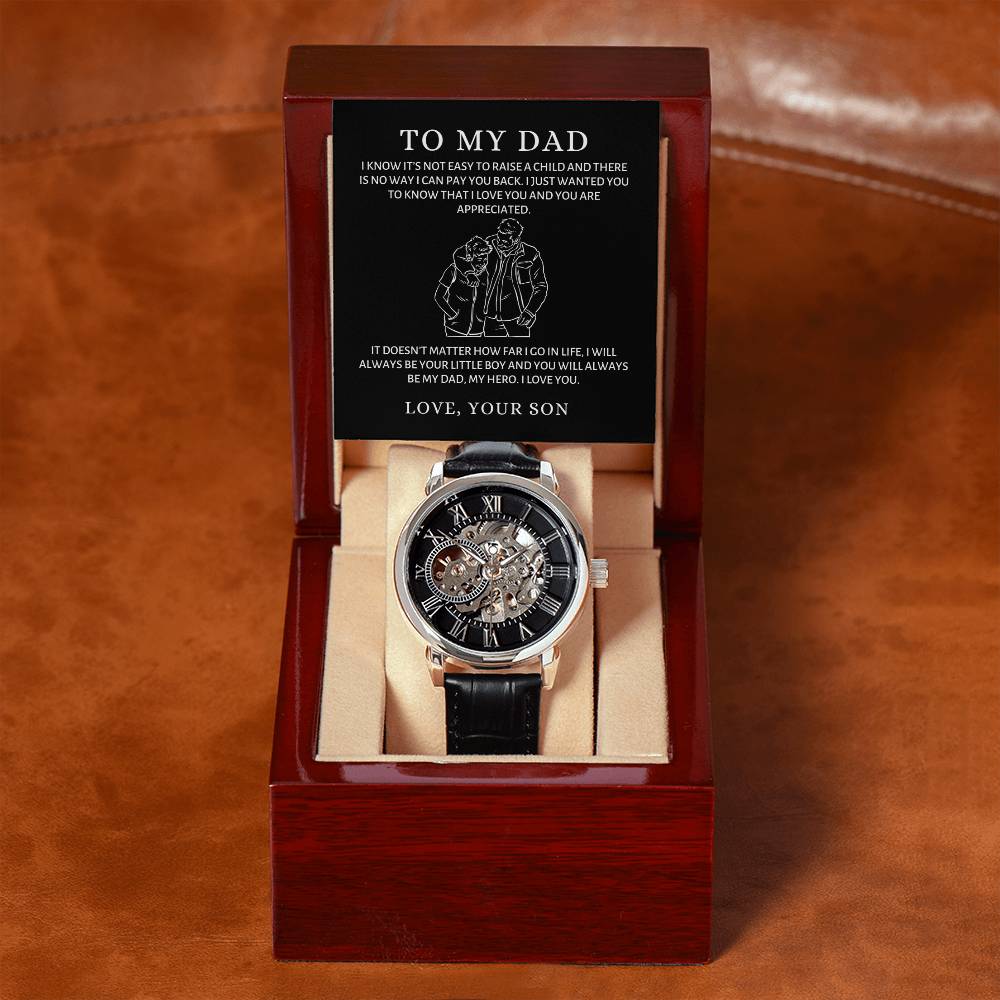 Men's Openwork Watch - You Are Appreciated