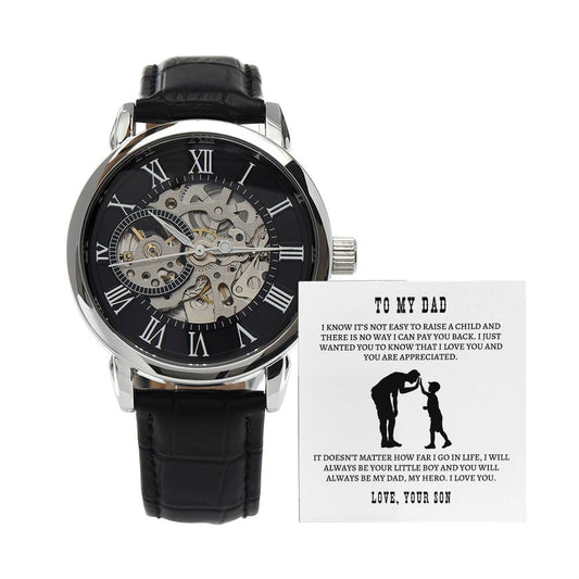 Men's Openwork Watch - Dad