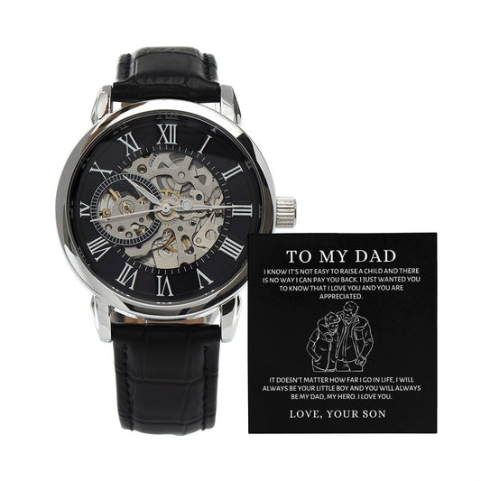 Men's Openwork Watch - To My Dad