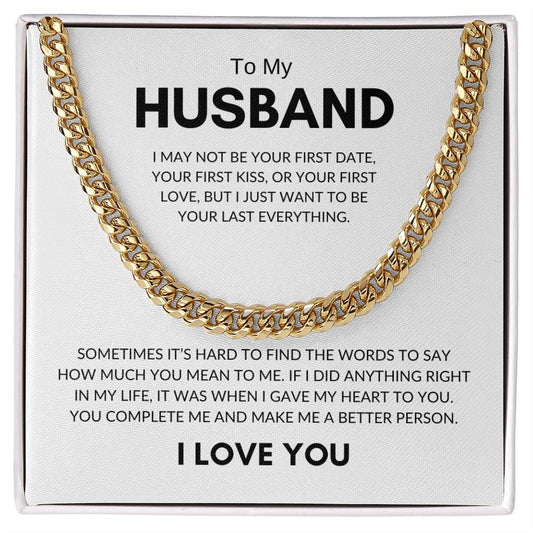 Cuban Link Chain - I Gave My Heart To You