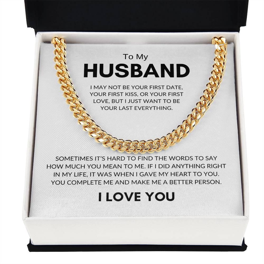 Cuban Link Chain - I Gave My Heart To You