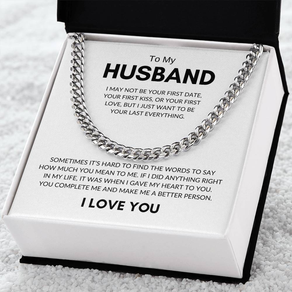 Cuban Link Chain - I Gave My Heart To You