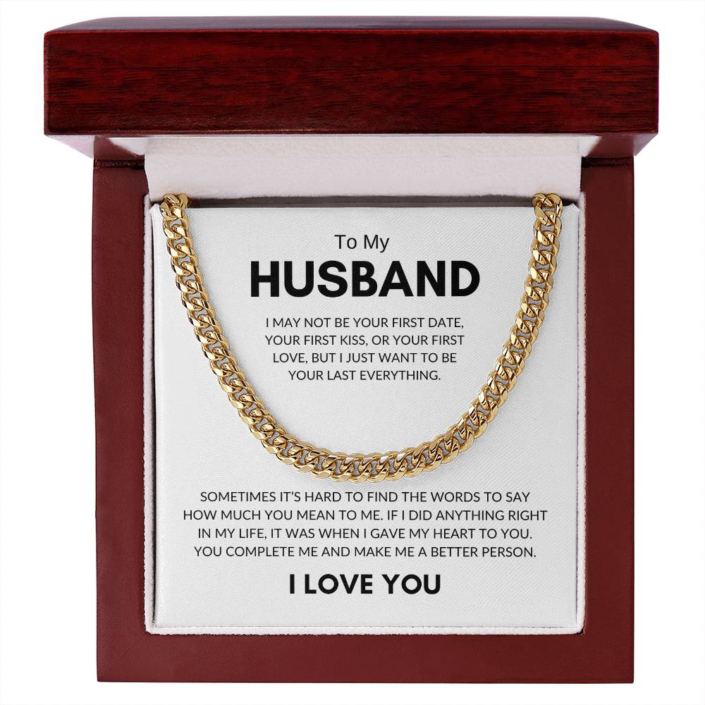 Cuban Link Chain - I Gave My Heart To You
