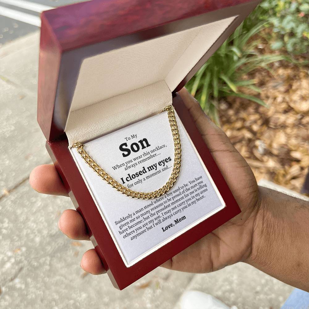 Cuban Link Chain - Only For A Moment