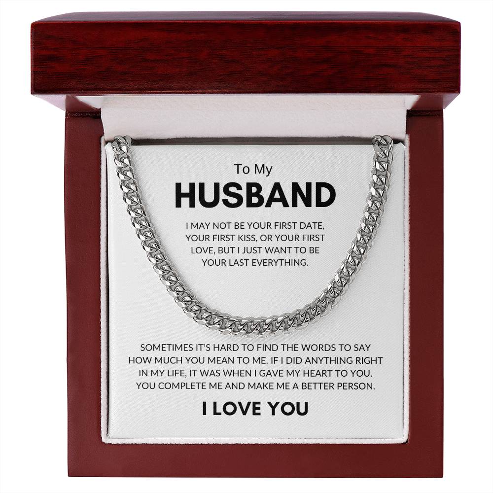 Cuban Link Chain - I Gave My Heart To You