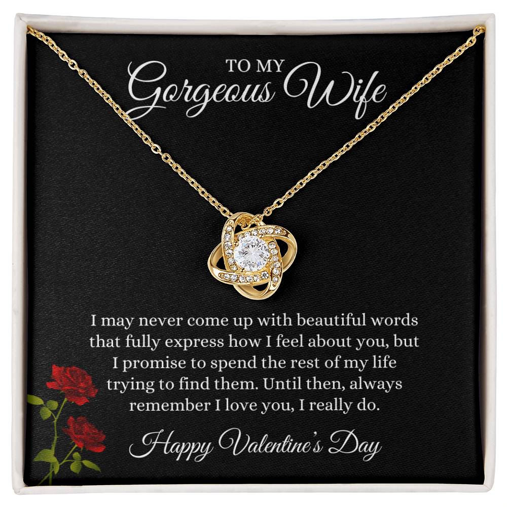Love Knot Necklace - Devoted Heart
