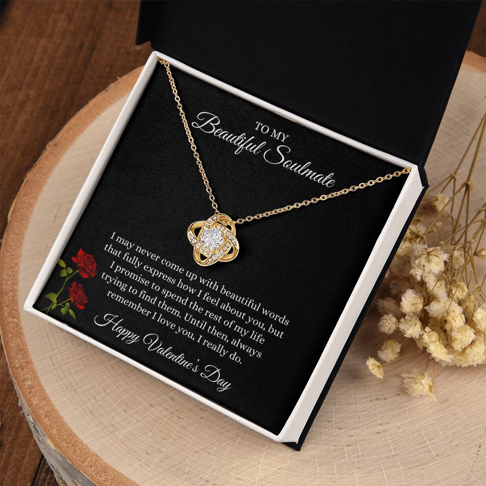 Love Knot Necklace - Heartfelt Harmony