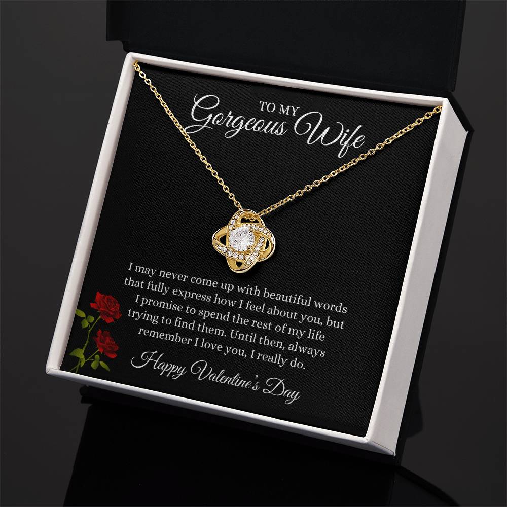 Love Knot Necklace - Devoted Heart