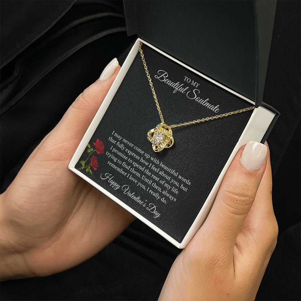 Love Knot Necklace - Heartfelt Harmony