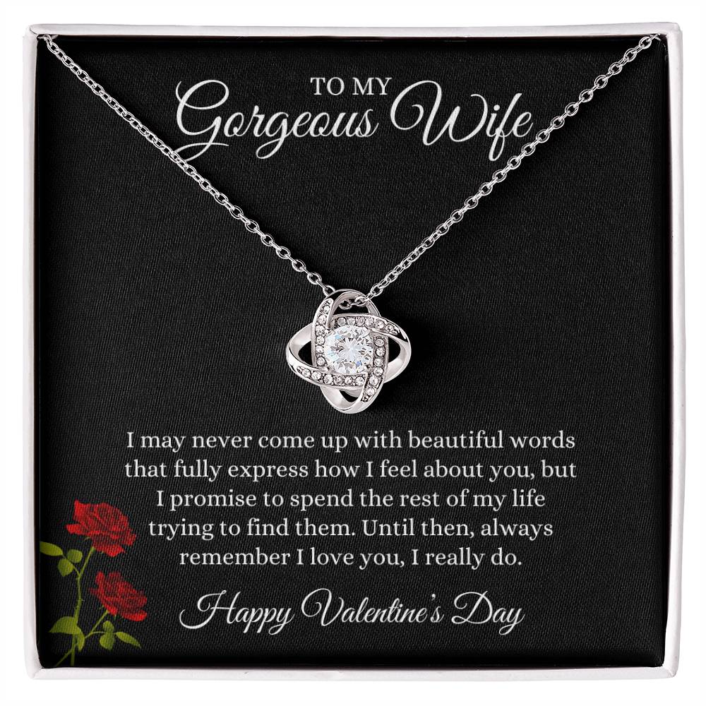Love Knot Necklace - Devoted Heart