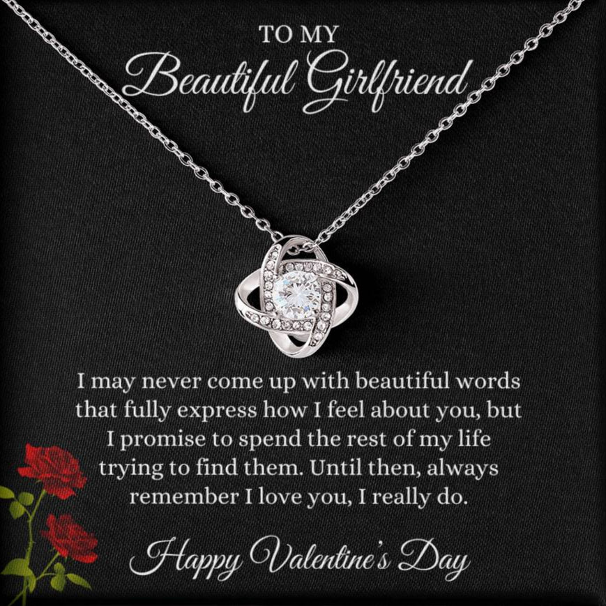 Love Knot Necklace - Beautiful Girlfriend