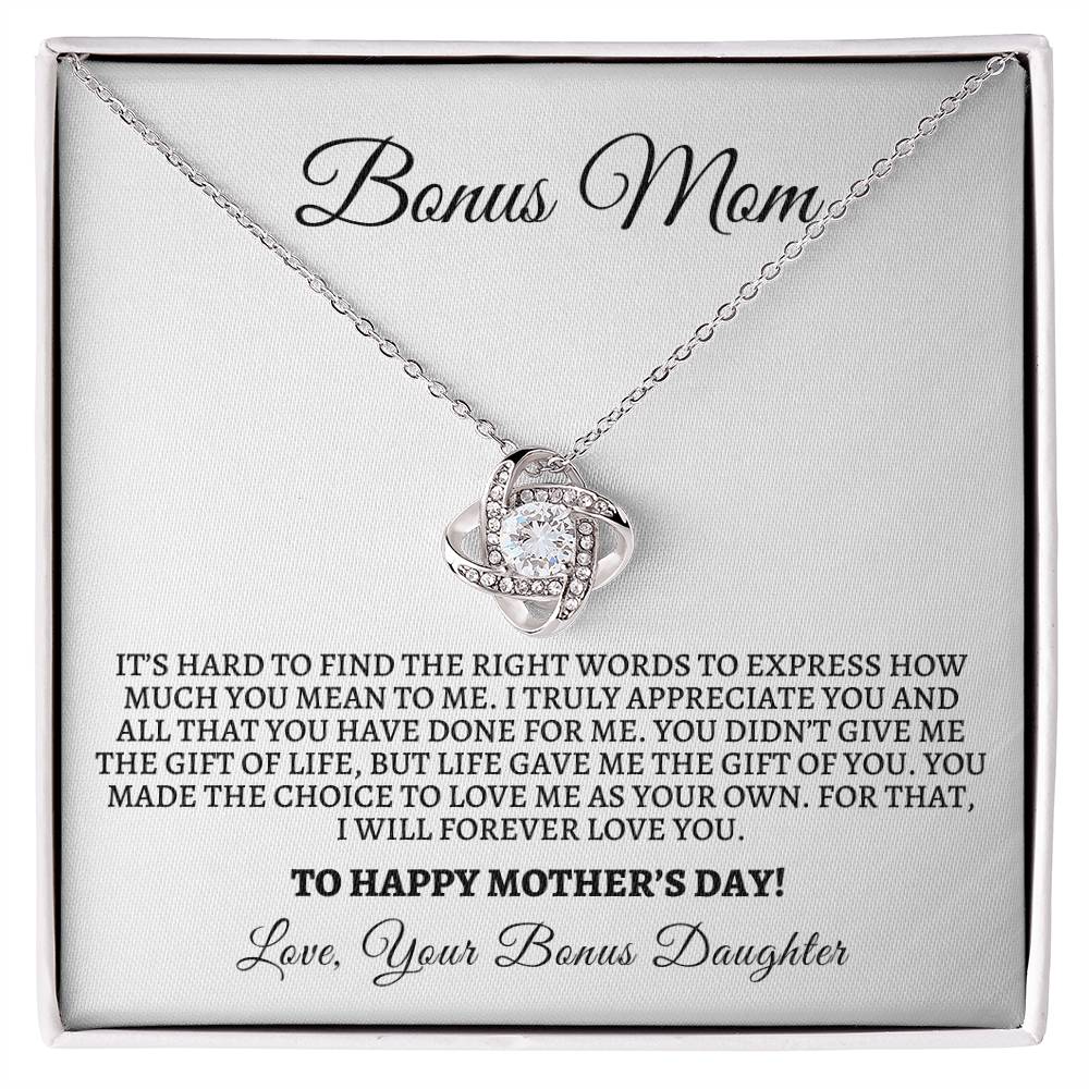 Mother's Day To An Amazing Bonus Mom- Bonus Daughter