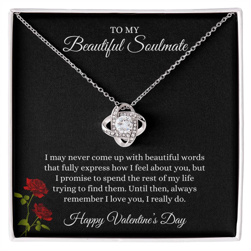 Love Knot Necklace - Heartfelt Harmony