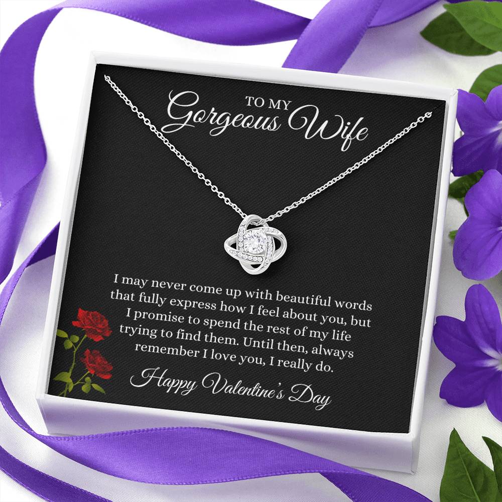 Love Knot Necklace - Devoted Heart