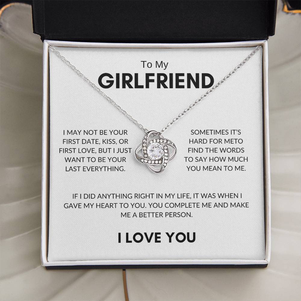 Love Knot Necklace - I Gave My Heart to You