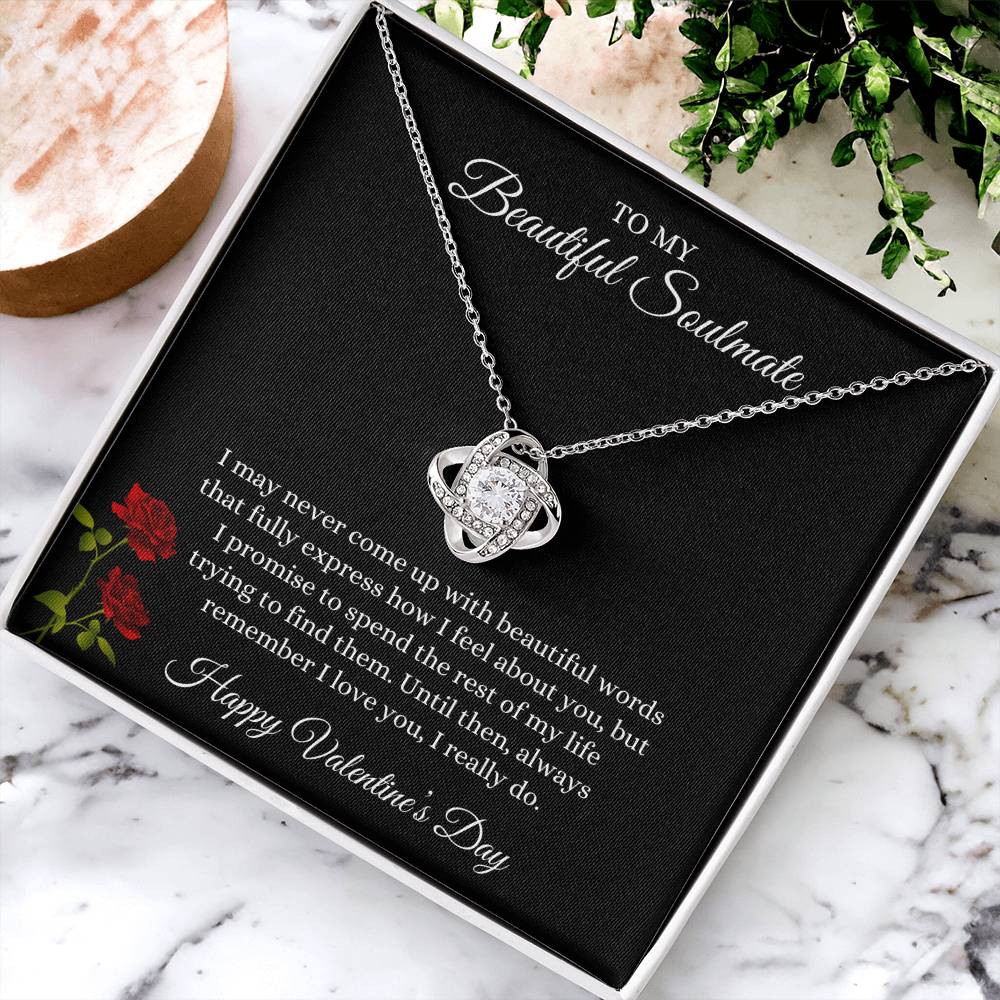 Love Knot Necklace - Heartfelt Harmony