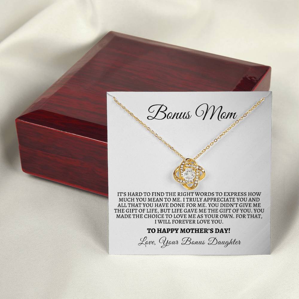 Mother's Day To An Amazing Bonus Mom- Bonus Daughter