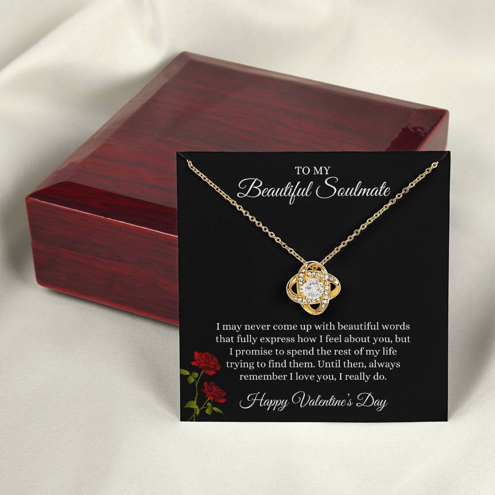 Love Knot Necklace - Heartfelt Harmony