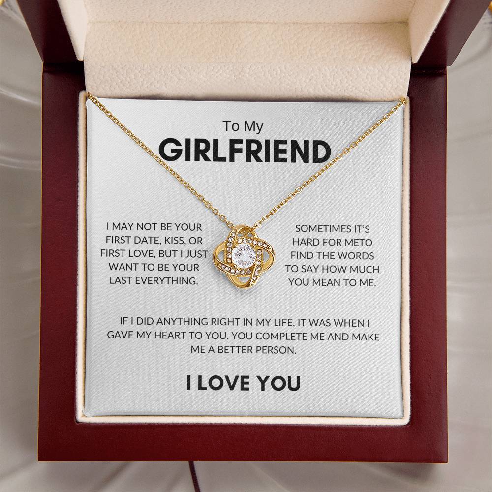 Love Knot Necklace - I Gave My Heart to You