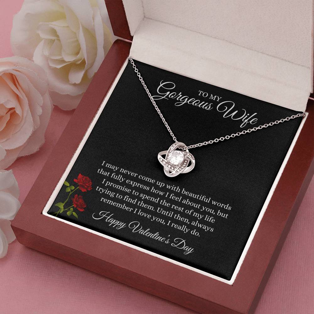 Love Knot Necklace - Devoted Heart