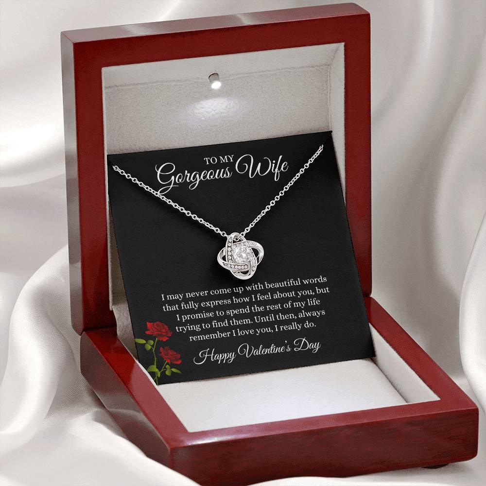 Love Knot Necklace - Devoted Heart