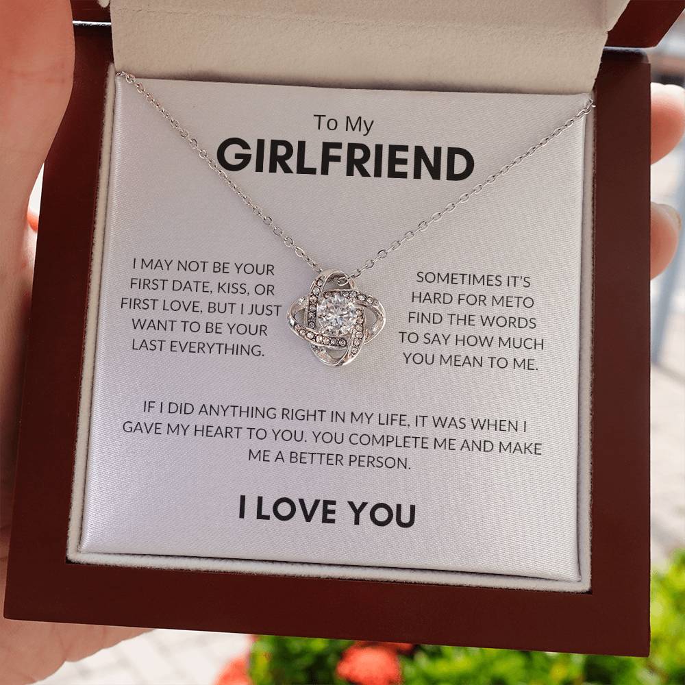 Love Knot Necklace - I Gave My Heart to You