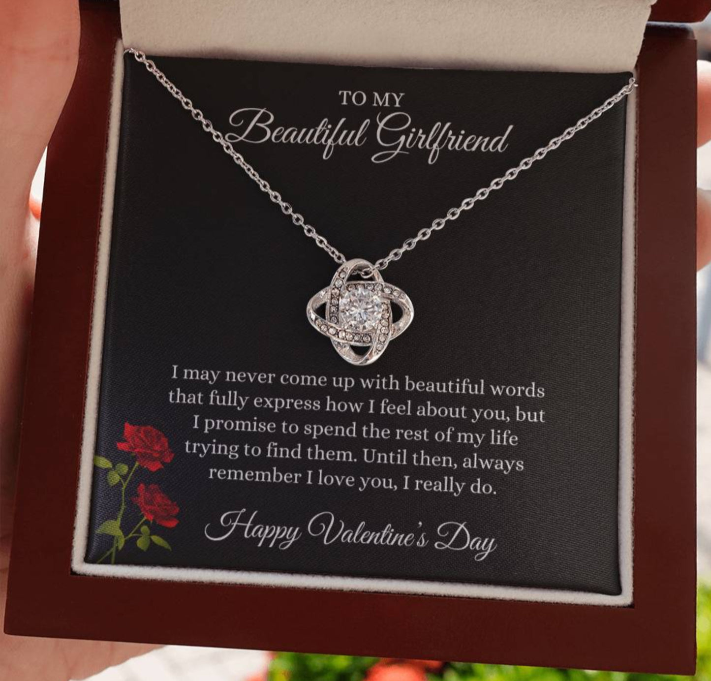 Love Knot Necklace - Beautiful Girlfriend