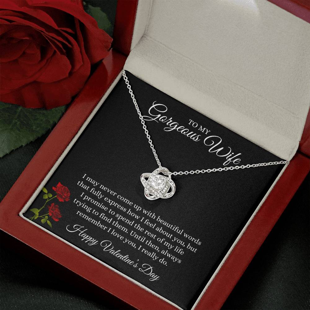 Love Knot Necklace - Devoted Heart