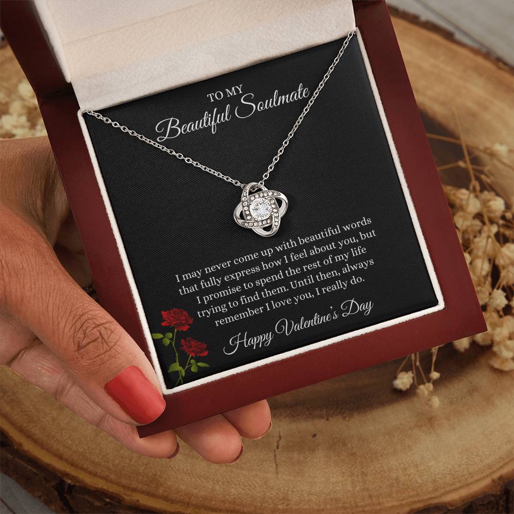 Love Knot Necklace - Heartfelt Harmony