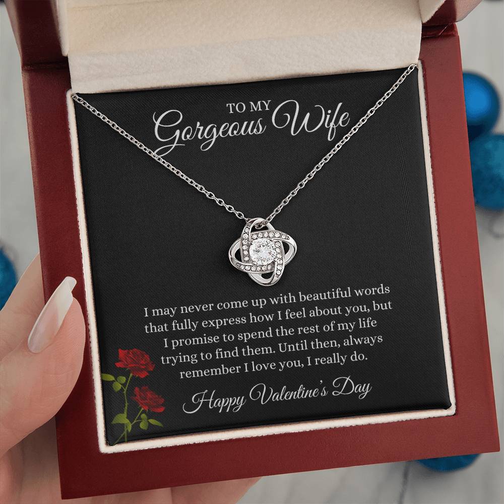 Love Knot Necklace - Devoted Heart
