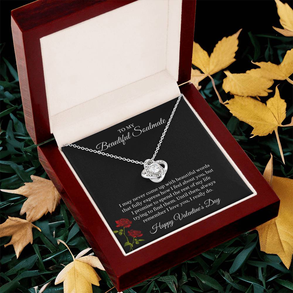 Love Knot Necklace - Heartfelt Harmony