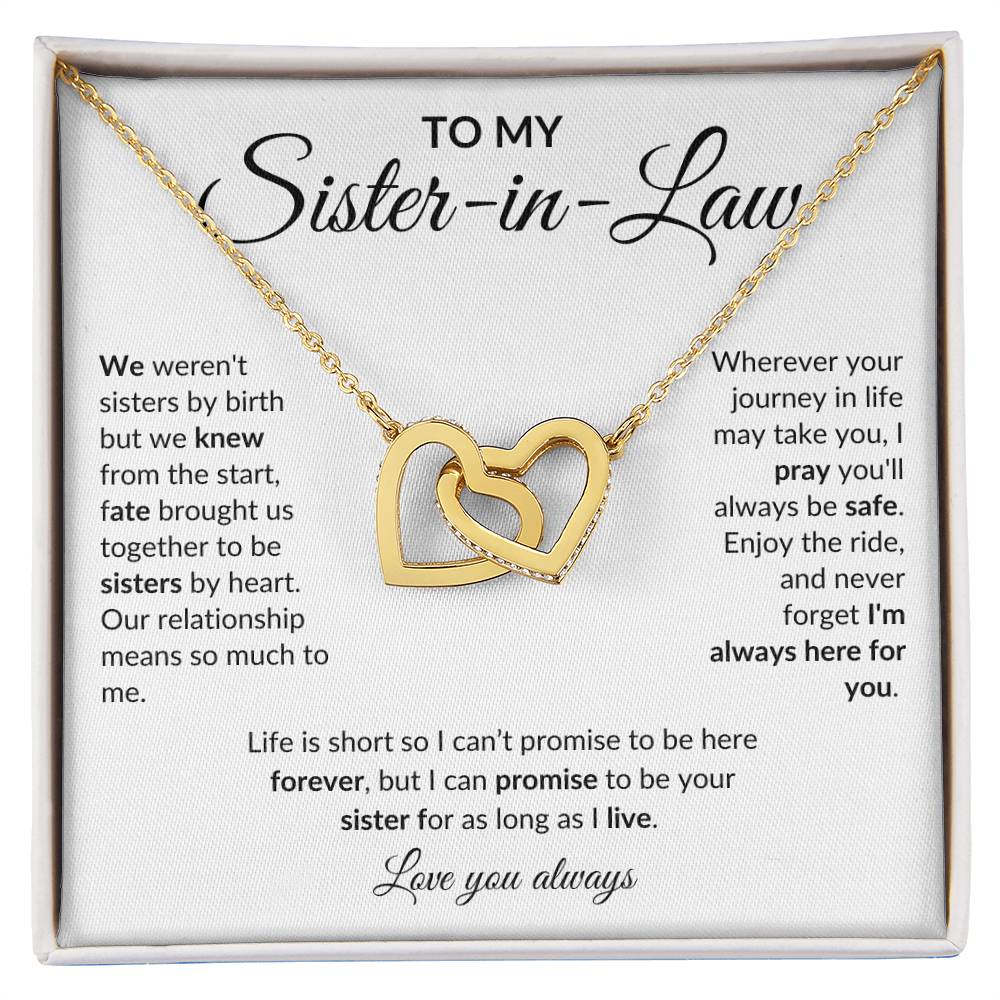 Interlocking Hearts - Sister-in-Law