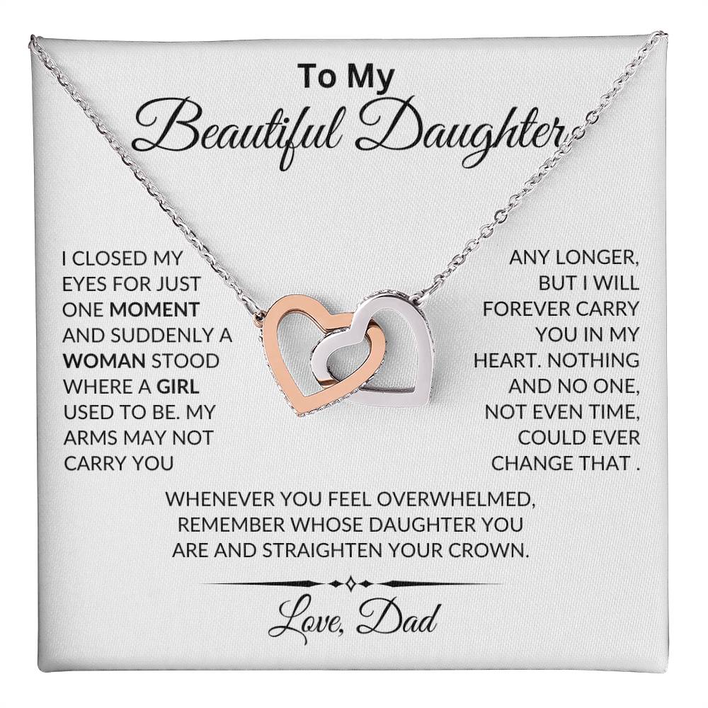 Interlocking Hearts - Daughter I Closed My For Just A Moment