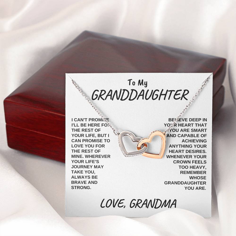 Interlocking Hearts - Granddaughter You Are Capable