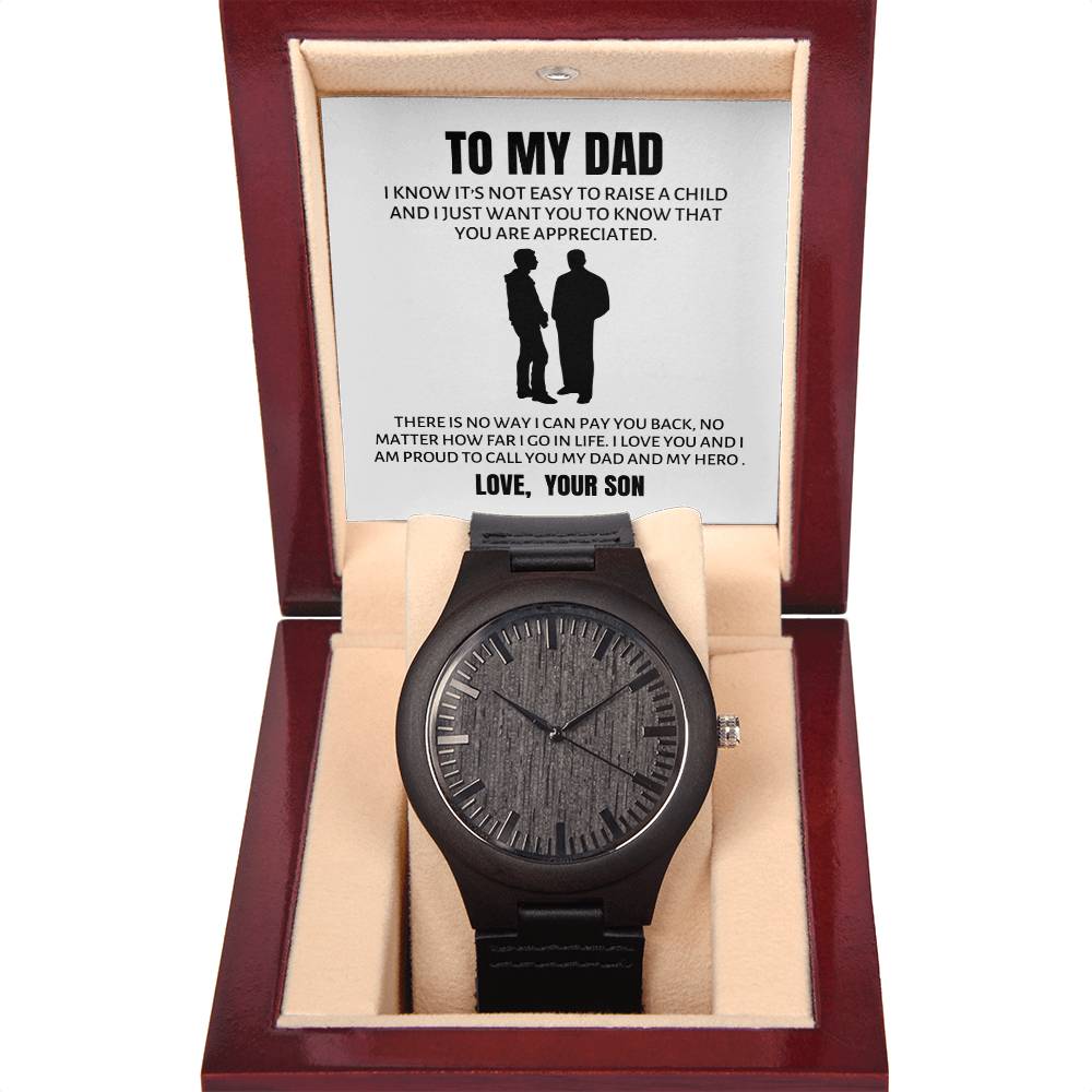 Wooden Watch - I Know It's Not Easy