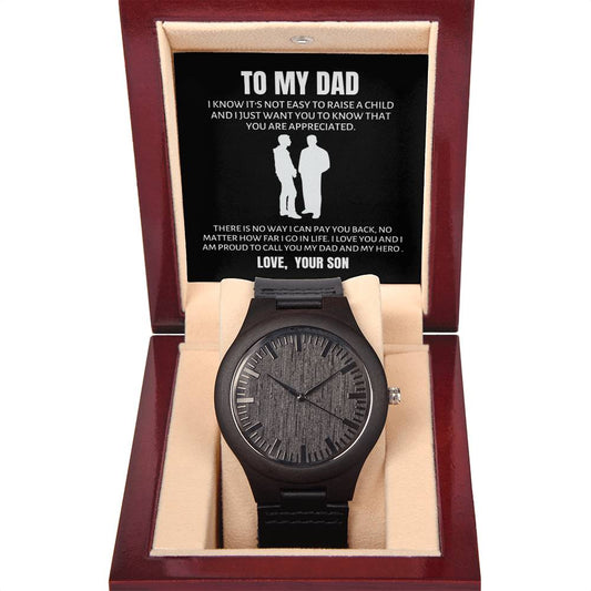 Wooden Watch - You Are Appreciated