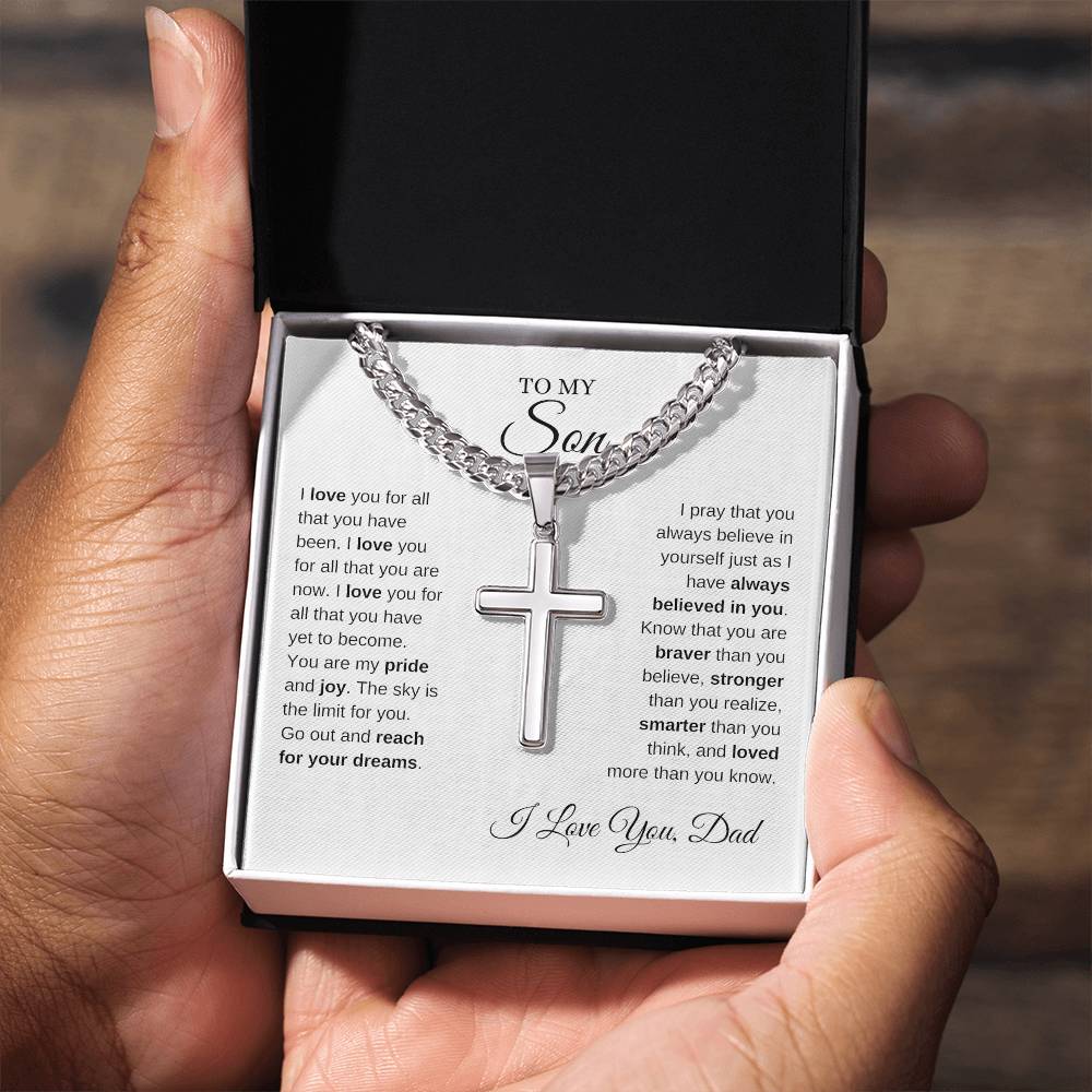 Cuban Chain Necklace with Pendant- All You Have Yet To Become
