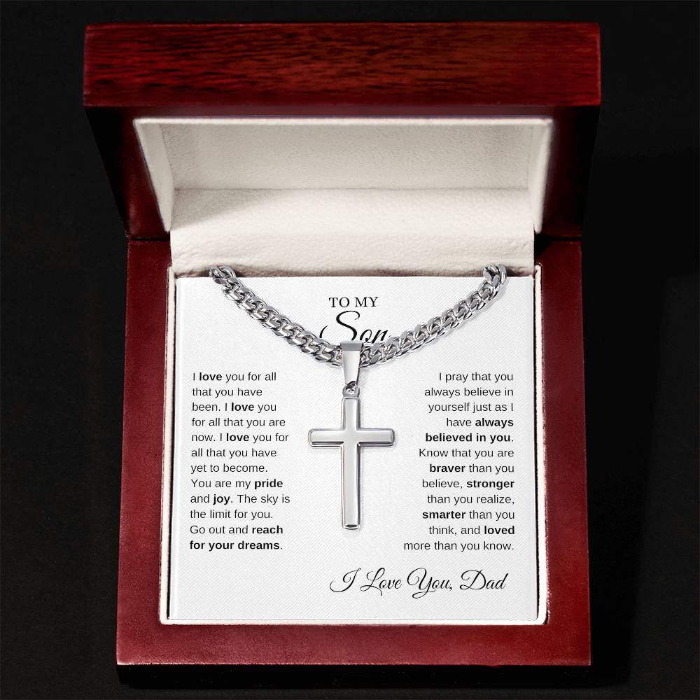 Cuban Chain Necklace with Pendant- All You Have Yet To Become