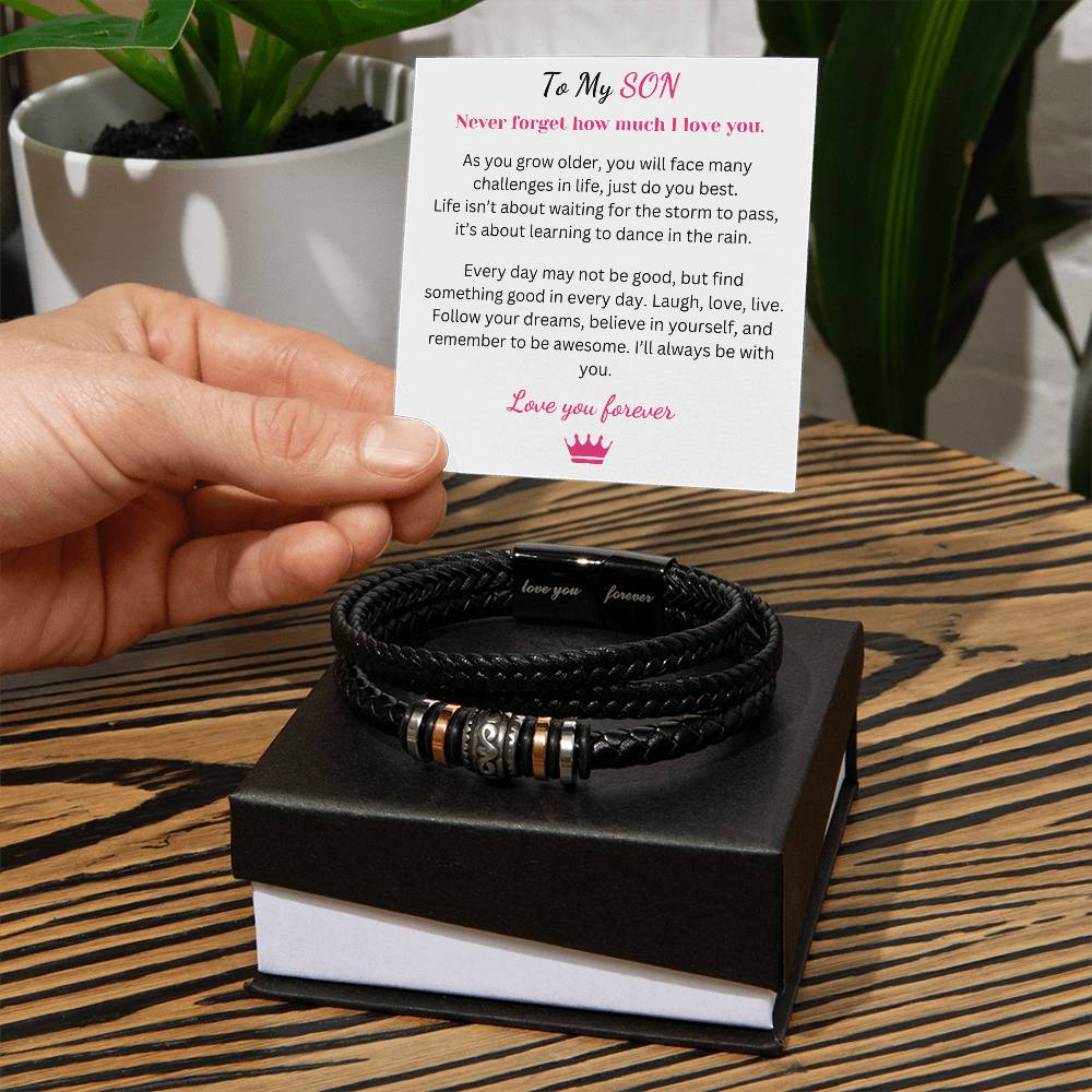Love You Forever Bracelet - Son