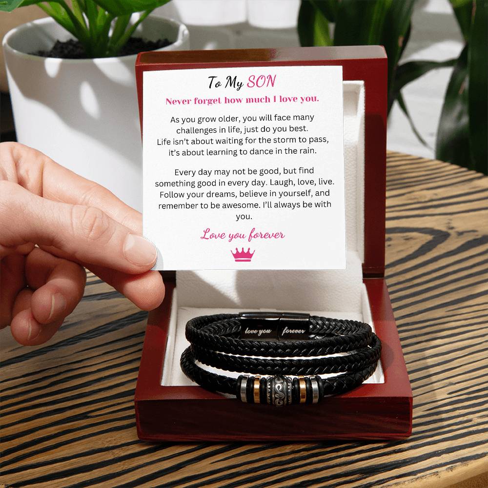 Love You Forever Bracelet - Son