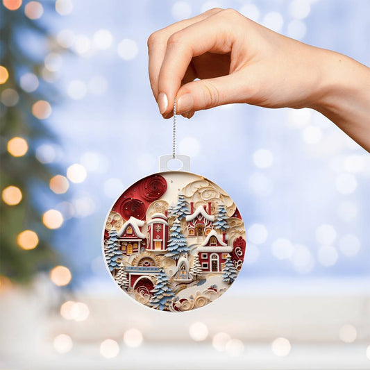 Acrylic Ornament - Winter Beauty