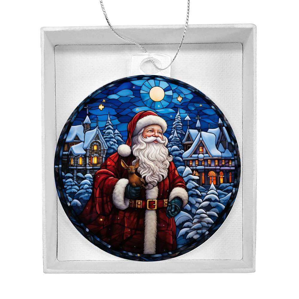 Acrylic Ornament Santa's Journey