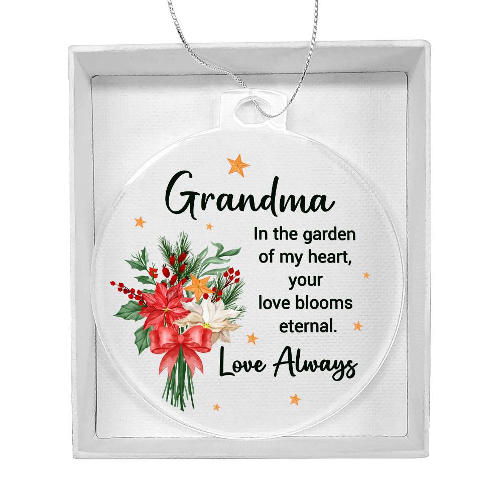 Acrylic Ornament In the Garden of My Heart