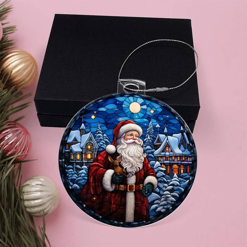 Acrylic Ornament Santa's Journey