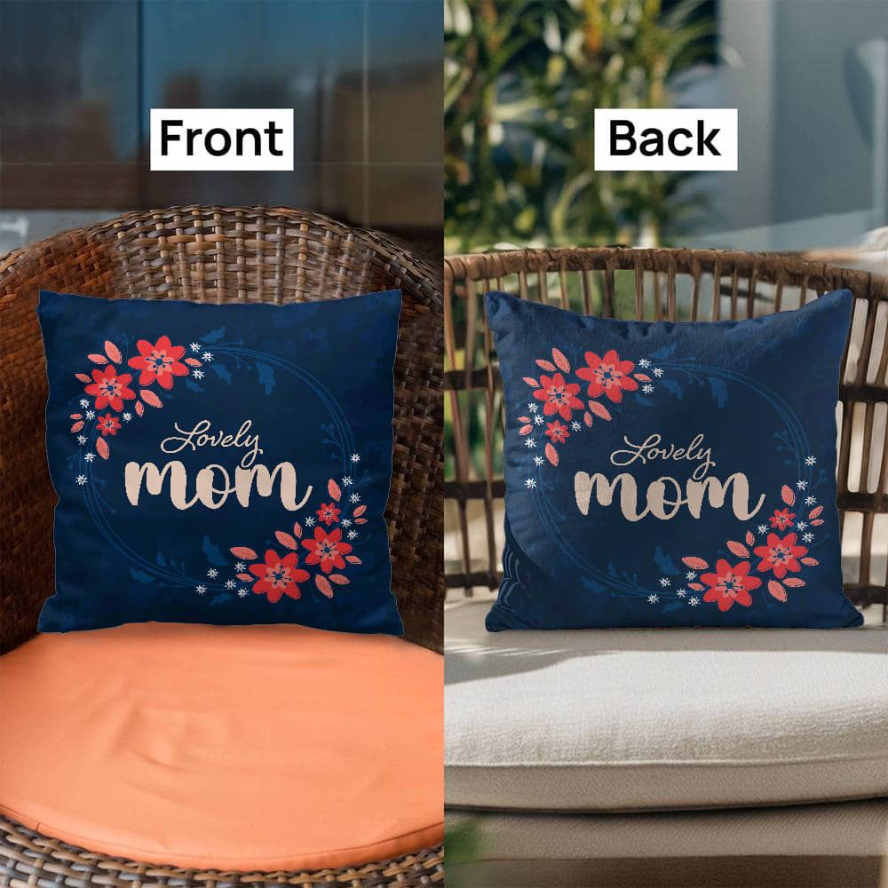 Classic Pillow Cover with Insert - Lovely Mom